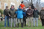 Jim Meads and staff from several local hunts